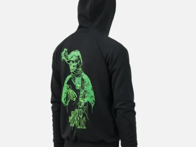 Direct Action, Hoodie Into The Dark - Black