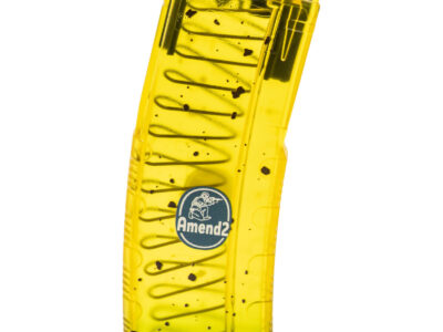 Amend2, Magazine, 223 Remington/5.56 NATO, 30 Rounds, Translucent Yellow Banana