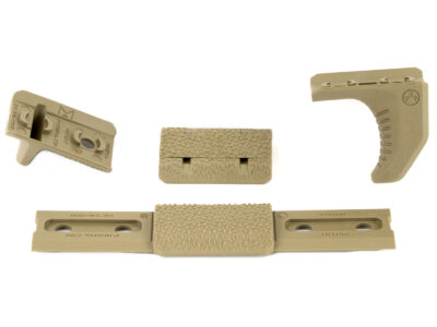 Magpul, M-LOK Hand Stop Kit, Includes one M-LOK Hand Stop, one M-LOK Index Panel, and one M-LOK Rail Cover Type 2